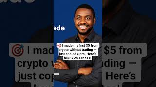 Made $5 from Crypto — Just by Copying 💸 #CryptoForBeginners #Noll#BybitCopyTrading  #PassiveIncome
