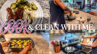 NEW👩🏾‍🍳Spend the evening with me COOKING, CLEANING & planning my life for the next month