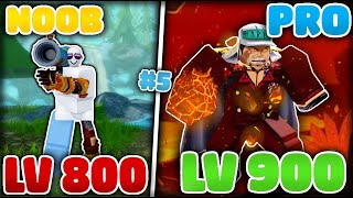 Reaching level 900 In The Second Sea on Blox Fruits!