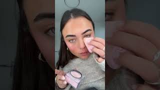 Scandinavian girl makeup routine 🎀🩰 (in depth) #makeup #beauty #tutorial #howto #glowy #makeuptips