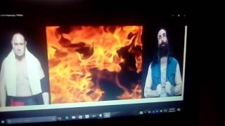 WWE Fireball Match Card