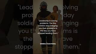 GENERAL COLIN POWELL #shorts #leadershiptruth #problemsolver #leadershipquotes #trustandlead #quotes