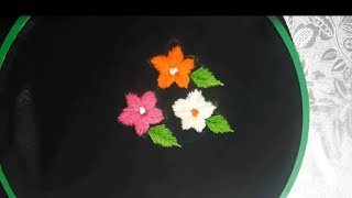 Easy and beautiful needle work  / hand embroidery / embroidery designs / needle work