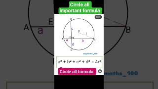 Circle all important formula
