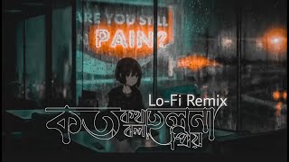 Koto Kotha Bola Holo Na Priyo - ( Bangla Lofi ) | HR HANNAN HK