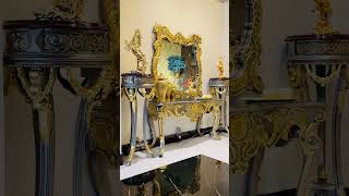 “Royal Look, Timeless Design – Mirror Console by Vintage Interiors” #console #mirror #vintage