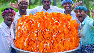 スイートカジャプリ | 村で作る層状のクリスピーデザート屋台料理 | インドのスイーツレシピ