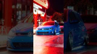 Chicago Nights #car #volkswagen #mk7 #stance #automobile #slammed #bagged #cartok