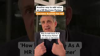 Business Acumen For HR Leaders #shorts #hrbusinesspartner #hrtraining #shorts #hrleadership #course