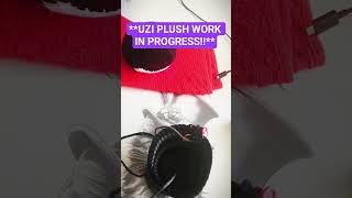 Progress of my handmade Uzi plush bcuz HELL YEAH! #murderdrones #handmade #crochet #plush