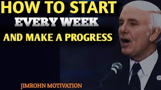 This is how you should begin every week | Jim Rohn Motivation