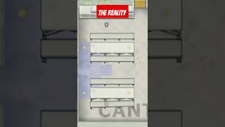 Dream vs Reality! #prisonarchitect #shorts