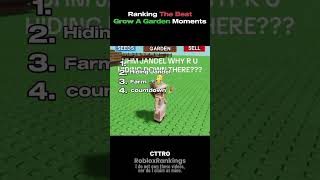 Ranking The Best Grow A Garden Moments PT6! #growagarden #roblox #growagardenhack #rankingshort