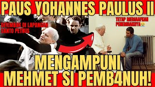 Dari TERORIS ISLAM KE KATOLIK TAAT❗❗  KISAH PERTOBATAN PENEMBAK PAUS PAULUS II DI VATIKAN❗