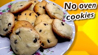 easy cookies recipe without oven and mixer! my husband favorite cookies recipe!