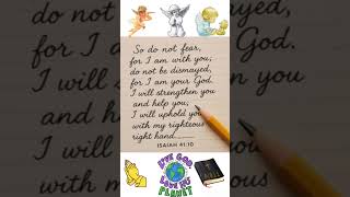 Fear not, He is with you. 😊#isaiah4110 #godiswithyou #spiritualencouragement #peaceinchrist