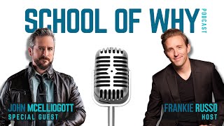 The Future of Work alongside Robots + AI with John McElligott & Frankie Russo- School of WHY Podcast