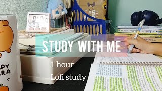 [Study With Me] 1 hour STUDY WITH ME // Lofi study 🎶