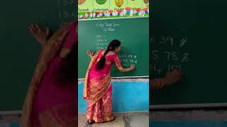 Easy trick for 13 table #shortsviral #govtschool #maths #fun #easytrick #shortcut