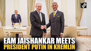 Watch: EAM S Jaishankar calls on Russian President Vladimir Putin in Kremlin