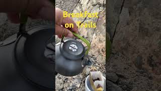 Breakfast on the trails #nature
