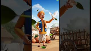 Hungry farmer eats many pizza trucks and chicken #ai #pigeon #farmer#pizza