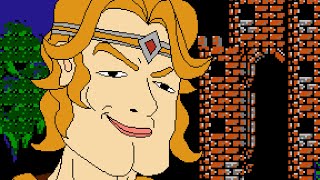 Simon runs over Dracula  - ASGORE Castlevania Parody