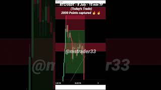2000 Points In Bitcoin 🔥🔥🔥🎯🔥 #tradingshorts #bitcointrade