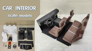 How to make a realistic car interior. Scale model rc car interior (dashboard, seat, carpet) Part 1