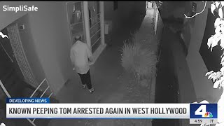 Video: Serial peeper arrested again in West Hollywood