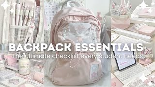 Back to School Essentials 2025 | What’s in My Backpack? 💗