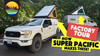 Super Pacific Factory Tour & Prototype E350 Pop Top!