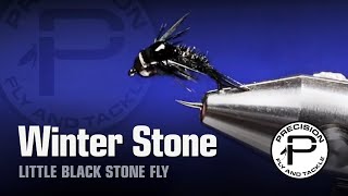 One of the best winter stonefly patterns! Little Black Stone Fly Tying Tutorial