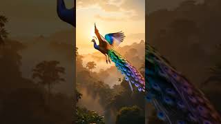 Majestic Peacock #wildlife #aiart #nature #aianimation #aiartmodellookbook