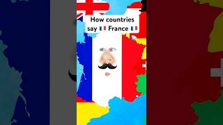 How do you say FRANCE in your #language 🤔 #languagelearning #french #france