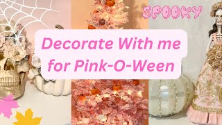 Decorate with me for spooky season👻🎃💀| fall 2023 | Decorating fall tree | Halloween ready 💕🍂