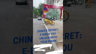 Did You Know You Can Ride an E-Bike in China for LESS Than $1 with Just 1 Scan?! #future #shorts