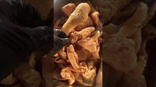 🔊CHICHARRON ASMR🔊 ‘gang seasoning pork rinds from scratch 😮‍💨😮‍💨😮‍💨