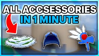 How To Get All Accessories In 1 Minute In Blox Fruits