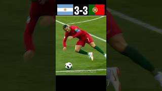 Ronaldo destroyed Messi | Portugal Vs Argentina FIFA world cup final 2026 imaginary #shorts #cr7