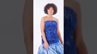 Dramatic Shibari Couture | Silk Water-Inspired Dress