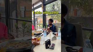 Elegant Table Etiquette and Manners EVERYONE should know.#etiquette #shorts #elegantlifestyle