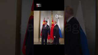 Russia & China Unite Against Sanctions | Putin at SCO Summit #shorts #news #russia #india #china