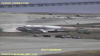 Asiana airlines crash SFO control tower video | KTVU
