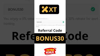 Exclusive 180 USDT Bonus on XT Exchange Using Referral Code "BONUS30"