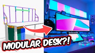 Build your desk with Aluminum. You won't regret it.