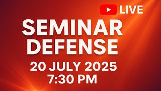SEMINAR DEFENSE GUIDE 2025