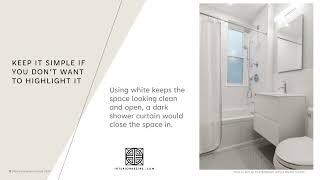 How to Jazz up a Bathroom with a Shower Curtain