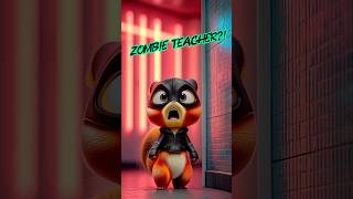 Dotti Traps Zombie Teacher! 😱 #SchoolSucks #AIAnimation #ZombieTeacher #HorrorMeme #BackToSchool