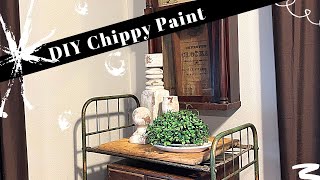 DIY Chippy Paint Technique